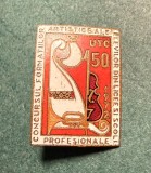 Insigna Concursul formatiilor artistice ale elevilor din licee si scoli profesionale UTC 1972