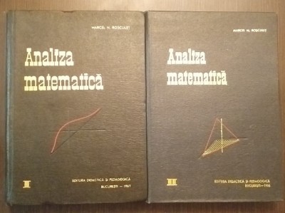 ANALIZA MATEMATICA - 2 VOLUME - MARCEL N. ROSCULET foto
