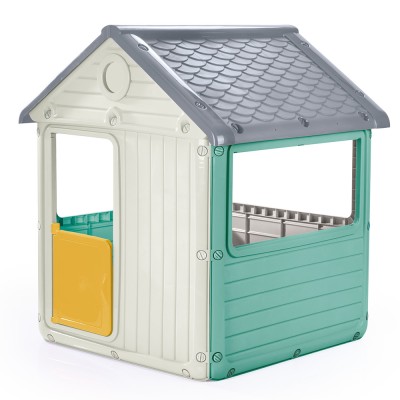 Casuta copii cu tablita de desen pastel PlayLearn Toys foto