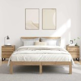 VidaXL Noptiere, 2 buc., stejar artizanal, 40x35x50 cm, lemn prelucrat