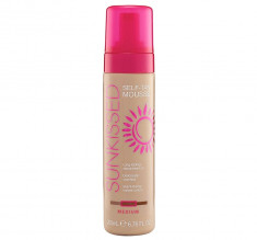 Spuma Autobronzanta Profesionala SUNKISSED Self-tan, Medium, 95% Ingrediente Naturale, 200 ml foto