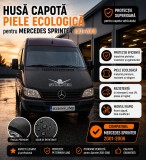 Husa Capota Piele Ecologica Neagra Mercedes Sprinter 2007-2014