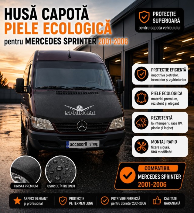 husa capota SPRINTER 2001 - 2006