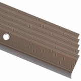 Gossi profile trepte in forma de l, 5 buc., maro, 100 cm, aluminiu