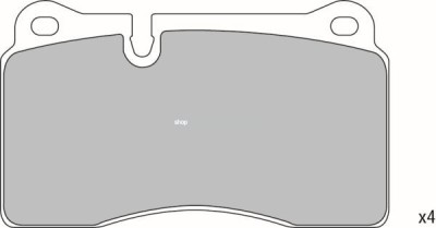 Set placute frana,frana disc VW TOUAREG (7LA, 7L6, 7L7) (2002 - 2010) KRIEGER 0950006322 foto