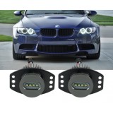 2 x BMW E90 E91 40W Marker Faruri LED pentru Angel Eyes Alb 2005-2009
