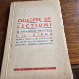 Culegere de lectiuni de popularizare medicala si de igiena