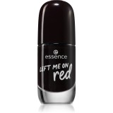 Essence Gel Nail Colour lac de unghii culoare 72 LEFT ME ON red 8 ml