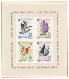 Ungaria 1964 Mi 2053/56 B block MNH - Ziua timbrului; Expozitia de timbre IMEX, Nestampilat