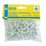 DISTANTIERE FAIANTA TIP CRUCE 8.0MM, 50/SET
