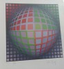 Victor Vasarely, Serigrafie- numerotata 1/40 și semnată