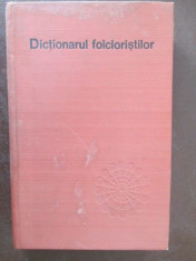 Dictionarul folcloristilor-Iordan Datcu,S.C.Stroescu foto