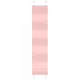 vidaXL Jaluzea plisată roz 50x200 cm Lățime țesătură 49,4cm poliester