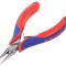 Clești de precizie semirotunzi 115mm