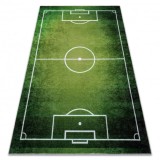 JUNIOR 51307.803 covor lavabil Teren de fotbal, fotbal pentru copii anti-alunecare - verde, 140x190 cm