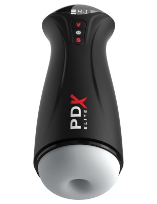 Masturbator Automat Cu Suctiune PDX Elite Fap-Gasm, Alb foto