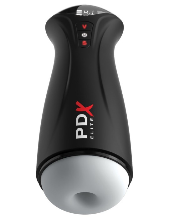Masturbator Automat Cu Suctiune PDX Elite Fap-Gasm, Alb