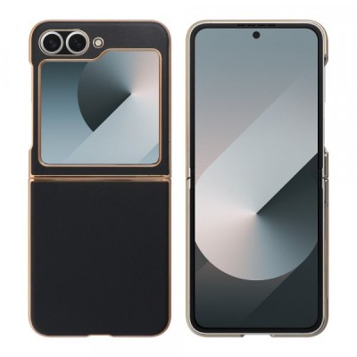 Husa pentru Samsung Galaxy Z Flip7 FE F741 / Z Flip6 F741, OEM, Vouge, Neagra foto