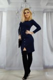D553-1 Rochie midi cu maneca lunga