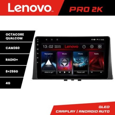 Navigatie Citroen Berlingo 2019-2021 Lenovo Kit-berlingo18 8 core QLED 2K 8+256 360 Android Waze USB Navigatie Internet Youtube Radio v3 CarStore Tech foto