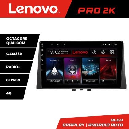 Navigatie Citroen Berlingo 2019-2021 Lenovo Kit-berlingo18 8 core QLED 2K 8+256 360 Android Waze USB Navigatie Internet Youtube Radio v2 CarStore Tech