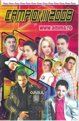 Casetă audio Campionii 2008, originală foto