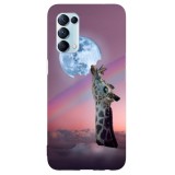 Husa compatibila cu Oppo A16 4G model Moon snack, Silicon, TPU, Viceversa, Transparent, Carcasa