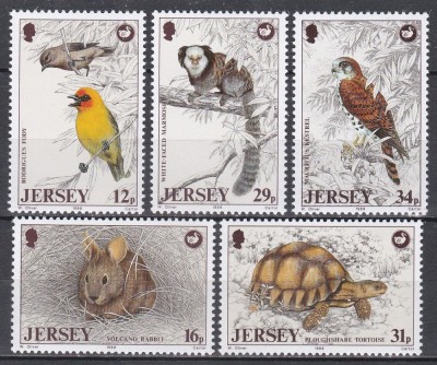 Jersey 1988 - Protecția Animalelor, MNH foto