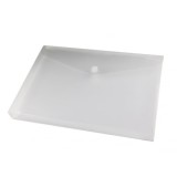 Mapa cu burduf tip vedere,inchidere cu arici,transparenta,245x330 mm