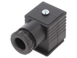 Fișă de contact pentru bobină, 3 pini, IP65, PNEUMAT