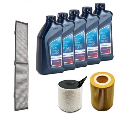 Pachet revizie filtre si ulei BMW Seria 3 E90, E91 LCI 320i - tip motor N43 foto
