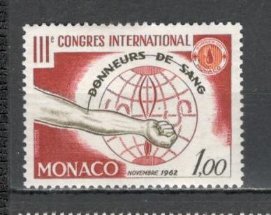 Monaco.1962 Congres international al donatorilor de sange SM.417 foto