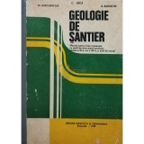 C. Beca - Geologie de santier (editia 1978)