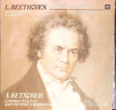 Disc vinil, LP. SONATS NO.1,8 AND 3 FOR VIOLIN AND PIANO-LUDWIG VAN BEETHOVEN-287419