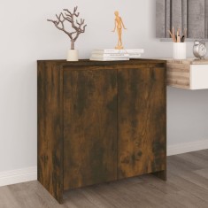 vidaXL Servantă, stejar afumat, 70x41x75cm, lemn prelucrat