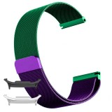 Curea otel, Milanese Loop Slim, compatibila cu Samsung Galaxy Watch8 40mm, Purple Gold