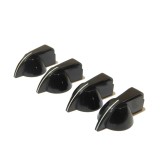 Set 4 Butoane vintage Black Dog Music pentru chitara amplificator, negru - RESIGILAT