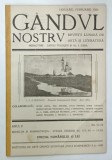 GANDUL NOSTRU , REVISTA LUNARA DE ARTA SI LITERATURA , NR. 11-12 , 1924