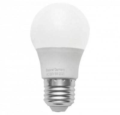 Bec cu LED E27 5W 220V din plastic foto