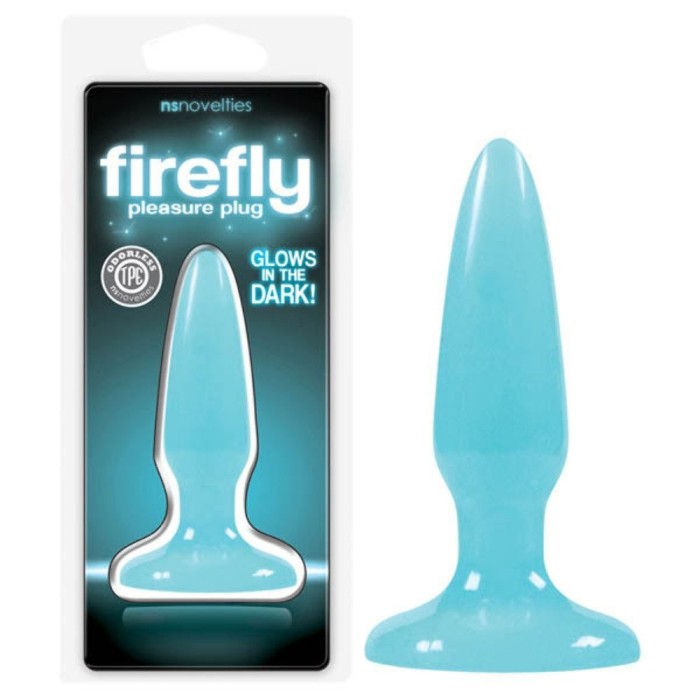 Plug Anal Firefly Pleasure Plug Mini, Albastru