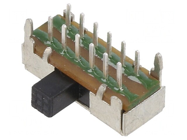 Comutator glisant 4PDT ON-ON 0,2A 30VDC