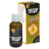Picături ERO Energy Drops Taurin &amp; Guarana, pentru libido și &icirc;mbunătățirea performanțelor intime, unisex, 30 ml