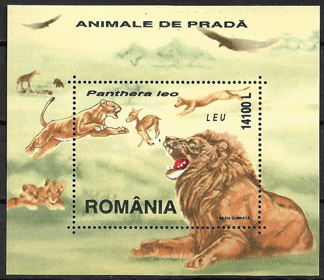 B0343 - Romania 2000 - Fauna bloc neuzat,perfecta stare