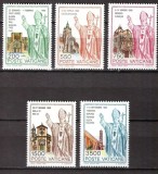 Vatican 1991 - Calatoriile Papei Ioan Paul II, serie neuzata
