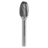 Freza rotativa din carbura HM tip E ovala 14x22 mm, tija 6x45 mm
