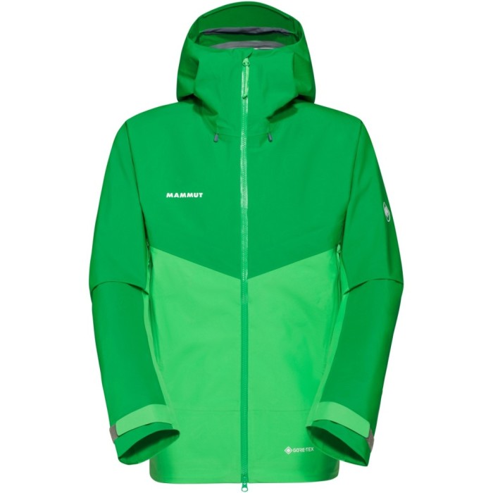 Jachetă MAMMUT Crater IV HS Hooded aurora-pinea M