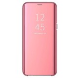 Husa Huawei P smart(2019) Clear View Flip Mirror Stand, Rose, ALC MOBILE