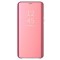 Husa Huawei P smart(2019) Clear View Flip Mirror Stand, Rose