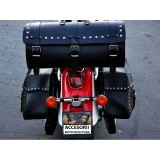 Geanta/Topcase piele portbagaj moto Yamaha/Honda/Kawasaki/Suzuki/etc