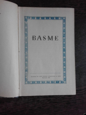 BASME (CUPRINS IN FOTO) foto